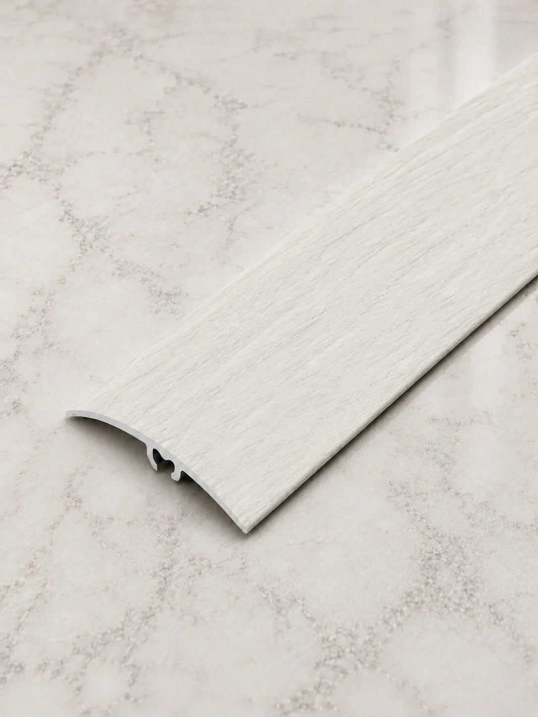 50mm heavy wood effect Aluminium Door Threshold Strip in Jasmine Oak